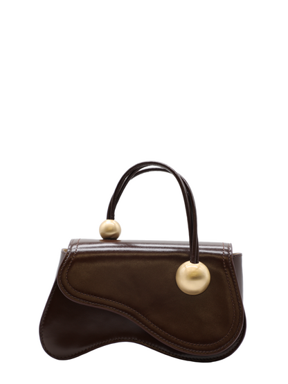 Cult Gaia Kazia Crossbody Bag in Espresso