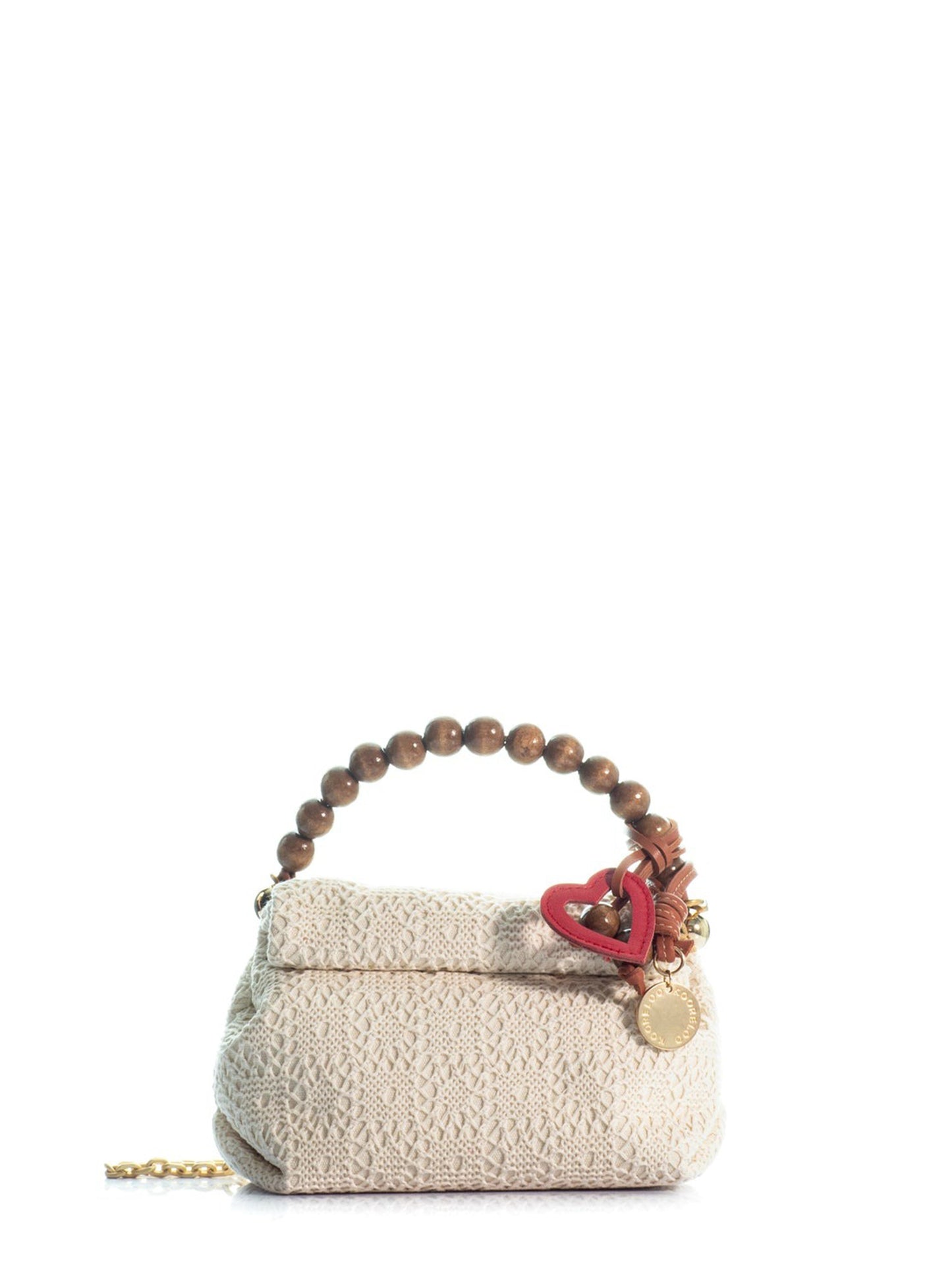 Kooreloo The Charming Kyoto Mini Bag in Crochet Ivory