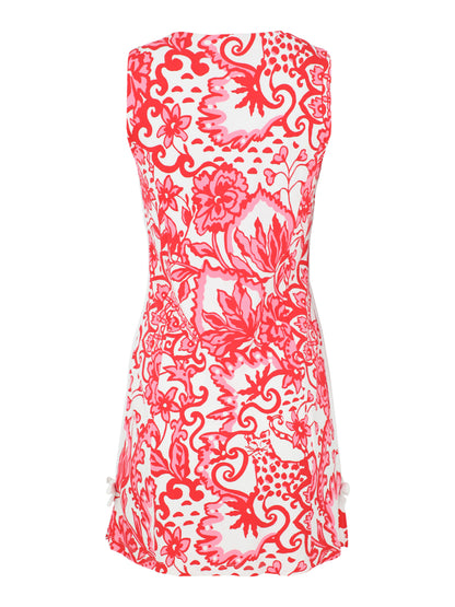 Lilly Pulitzer Mela Active Dress UPF 50+in Coconut Spicy Socialite