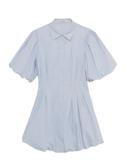 Simkhai Cleo Balloon Pintuck Mini Dress (More Colors)