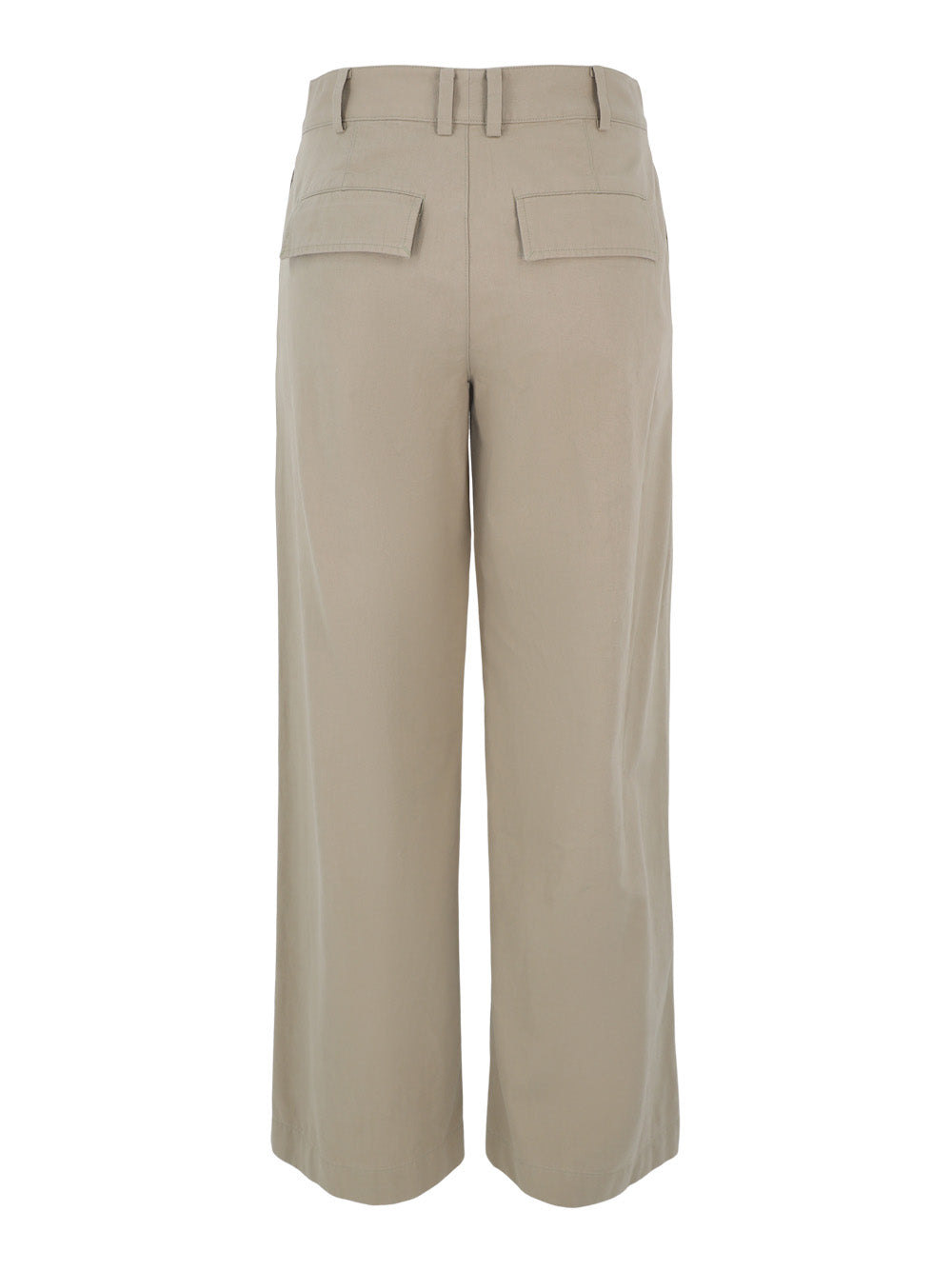 Vince Cotton Wide Leg Pant in Mojave