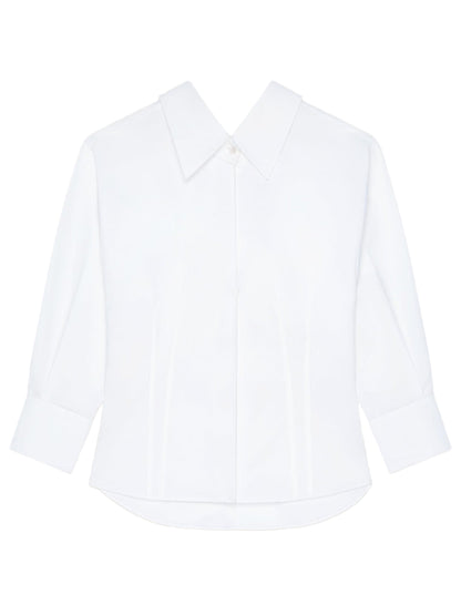Givenchy Open Shirt in White