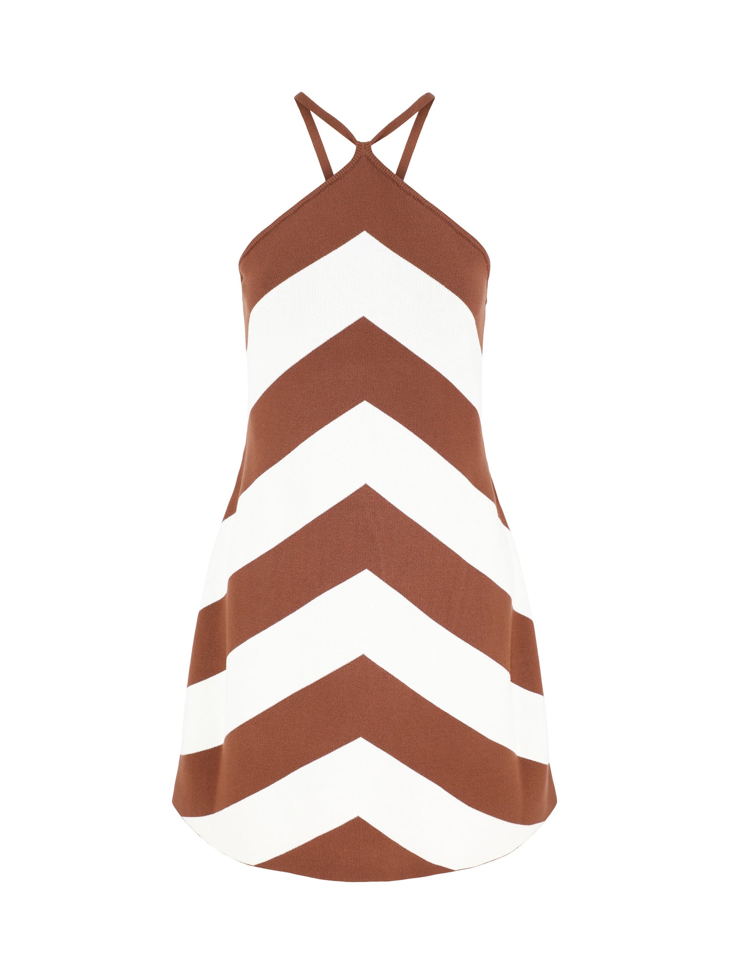 Cult Gaia Nelson Dress in Saddle Stripe