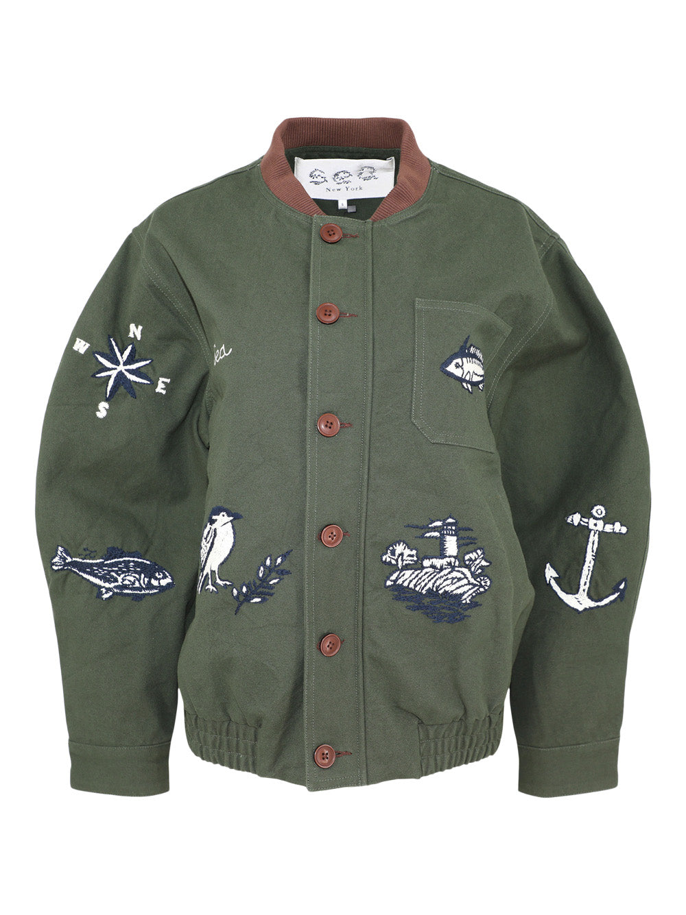 Sea Clyde Lighthouse Jacket in Army