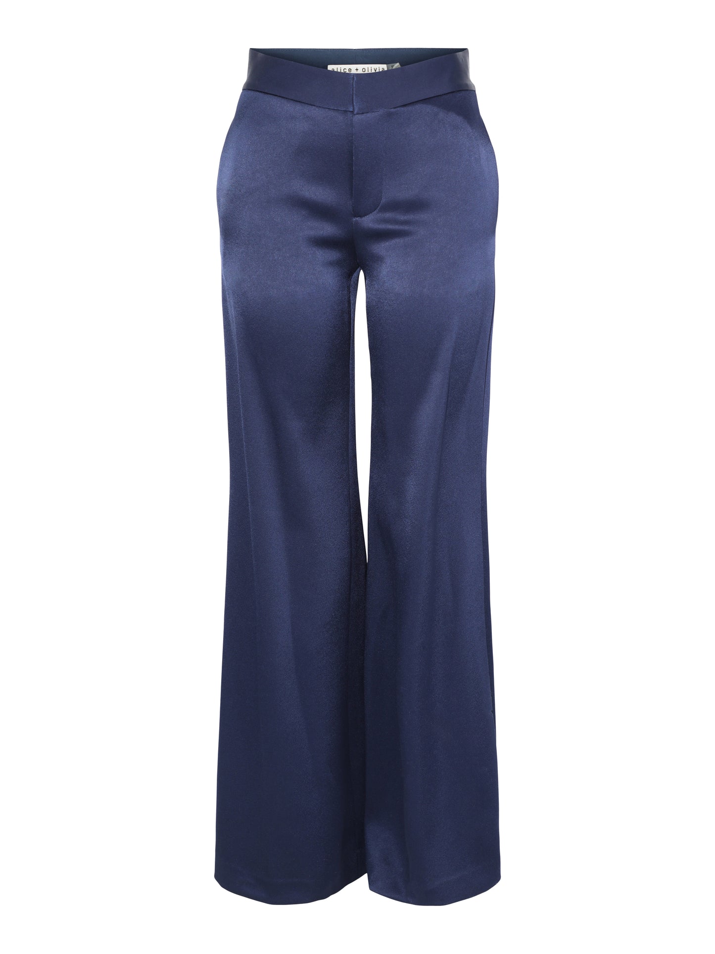 Alice + Olivia Shane Slouchy Wide Leg Pant in Midnight Blue