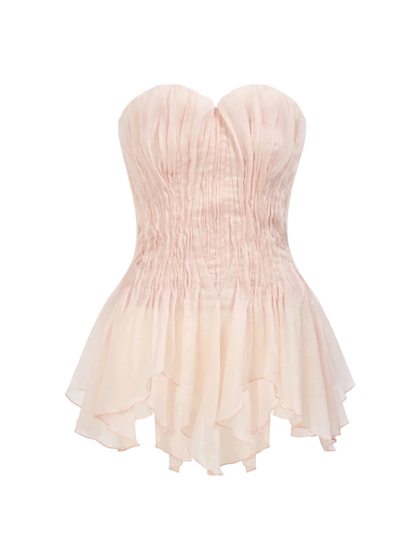 Aje Nisha Bustier in Rosewater