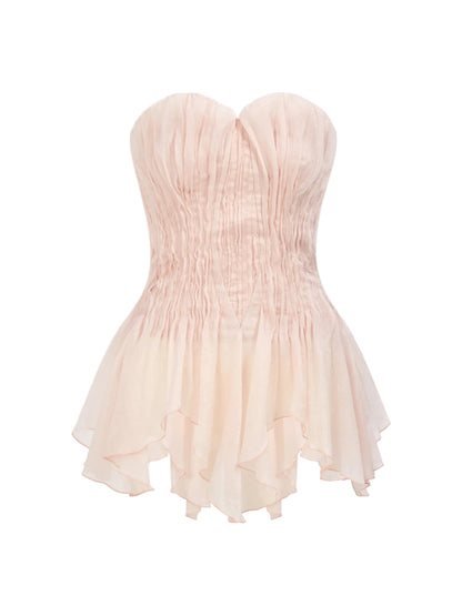 Aje Nisha Bustier in Rosewater