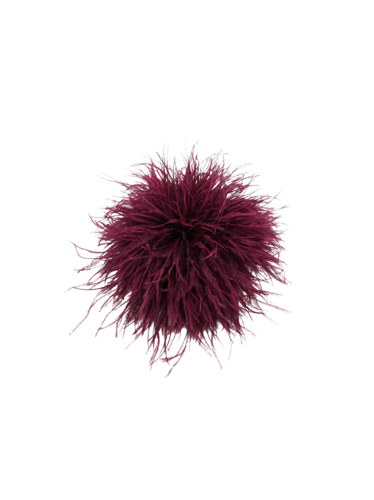 Kurdy Ostrich Feathers Brooch
