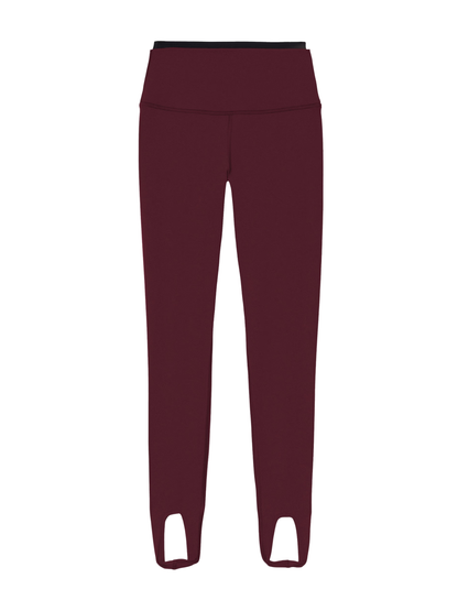Splits59 River Dual Waist Airweight Stirrup in Dark Cherry/Black