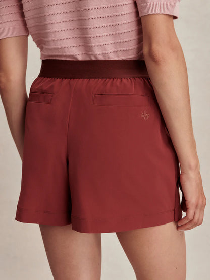 Varley Lambert Wrap Short 3 in Port