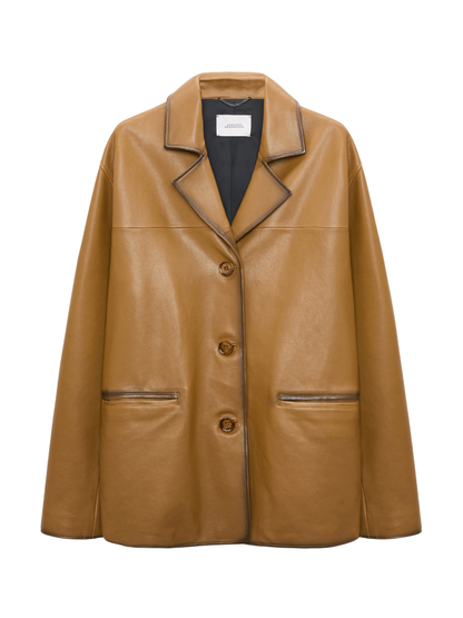 Dorothee Schumacher Sleek Statement Jacket in Saffron