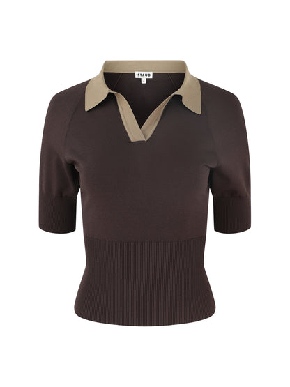Staud Gene Top in Earth Taupe
