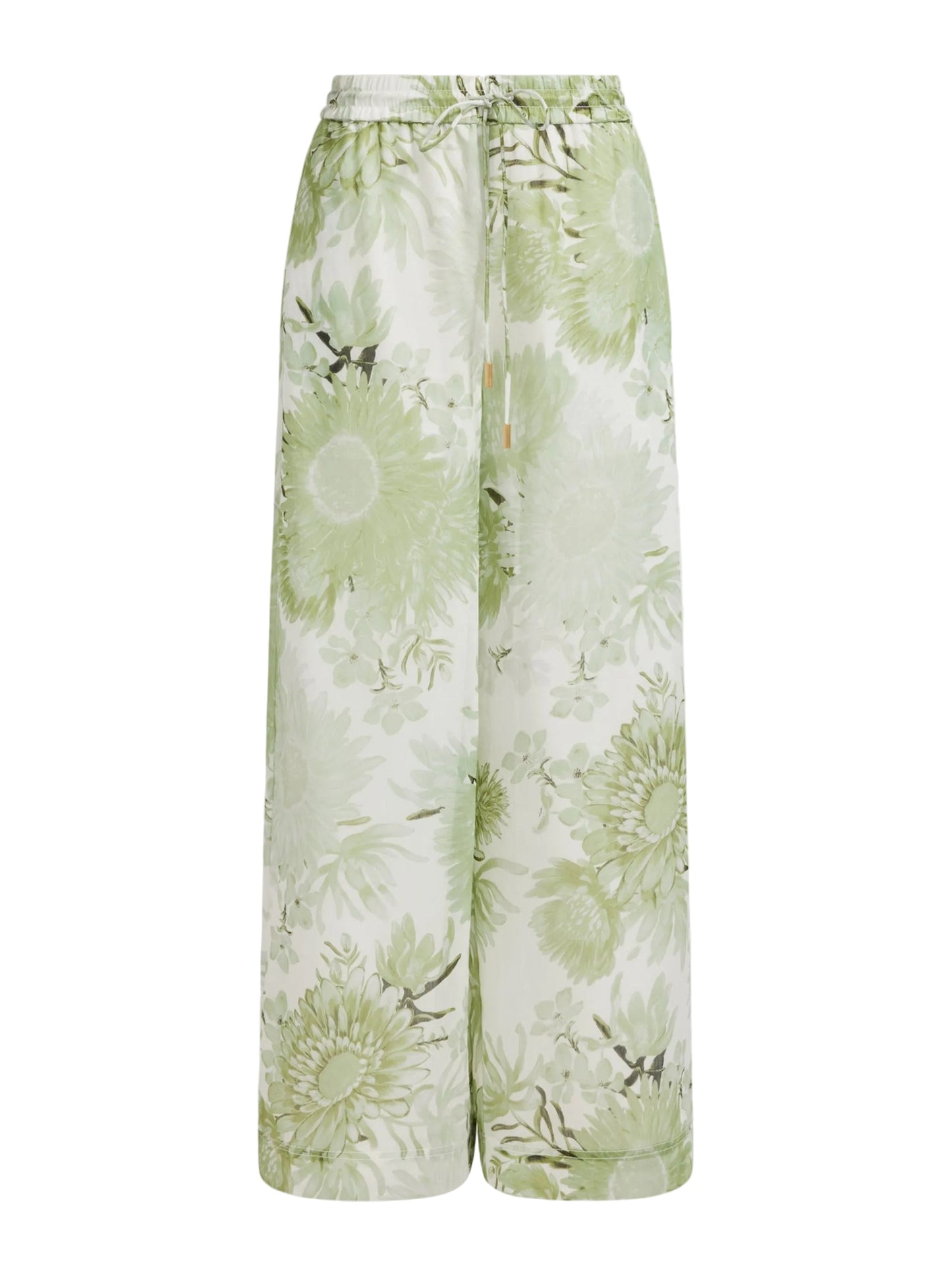 Aje Adina Pant in Olive Natural Floral