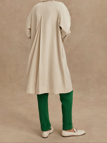 Varley Stamford Car Coat in Birch