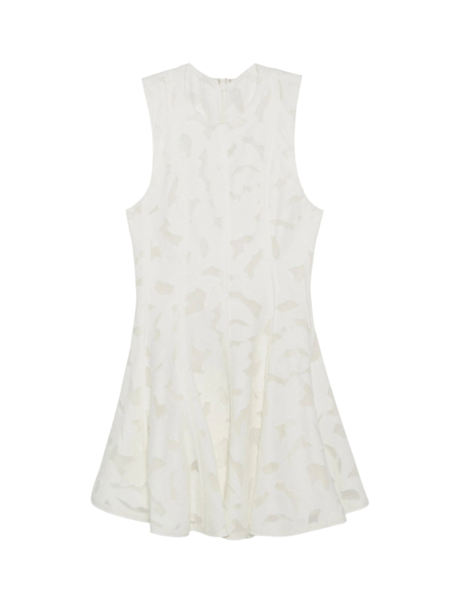 Simkhai Sylvia Jacquard Mini Dress in White