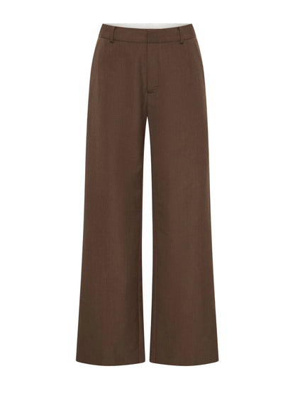 St. Agni Silk Canvas Carter Trousers in Mud