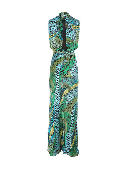 Saloni Fleur Dress in Jungle