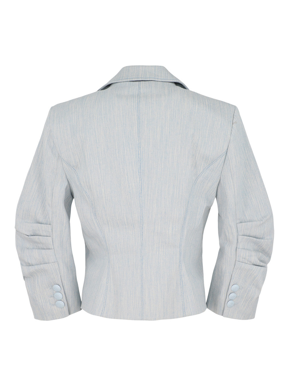 Cinq à Sept Two Tone Melange Le Petit Khloe Blazer in Kettle Pond/White
