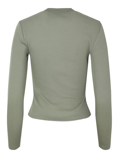 Veronica Beard Jocelyn Top in Stone Army