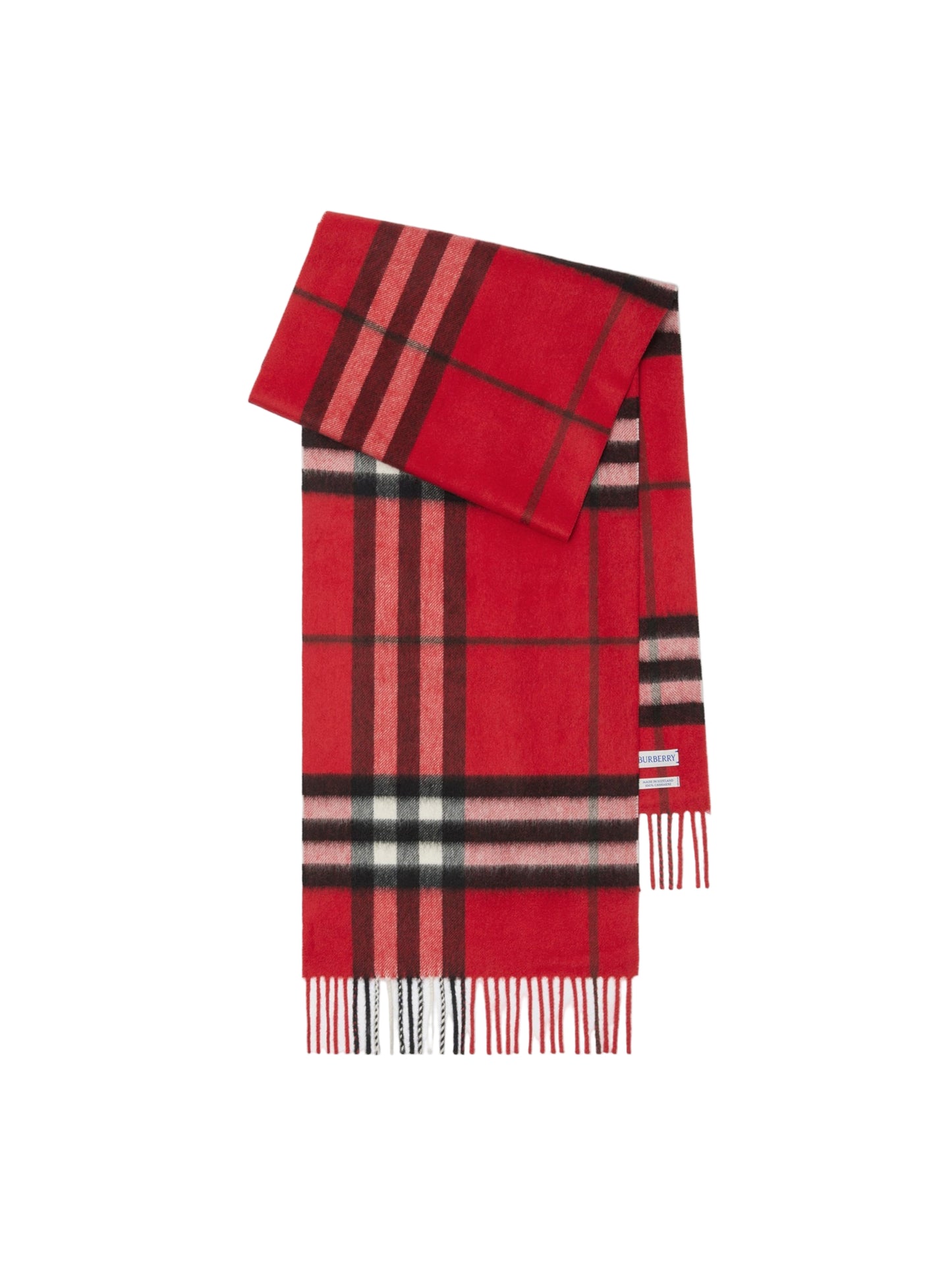 Burberry Check Cashmere Scarf in Post