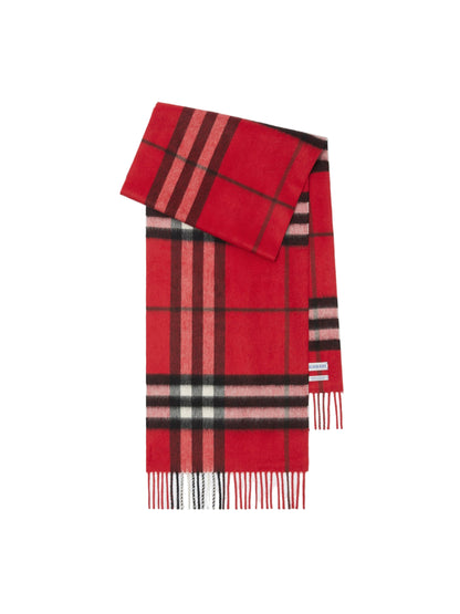 Burberry Check Cashmere Scarf in Post