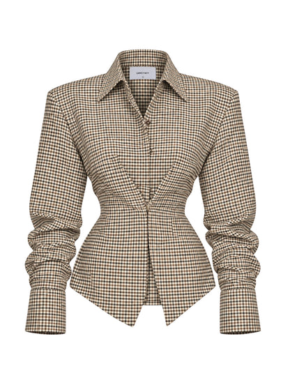 Check Founder's Blouse