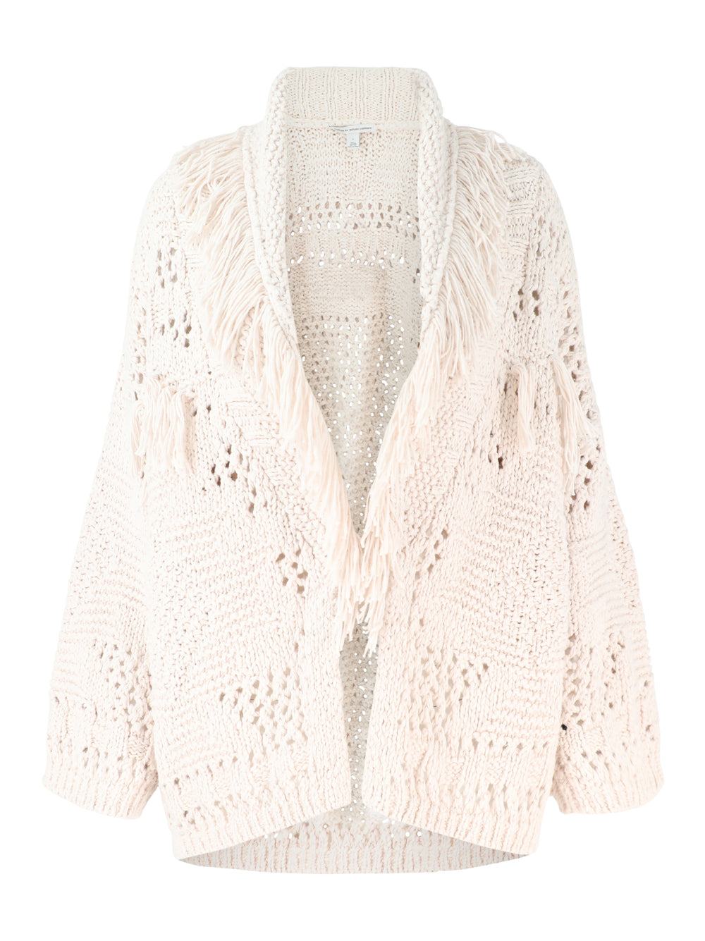 Autumn Cashmere Southwest Fringed Shawl Collar Throw