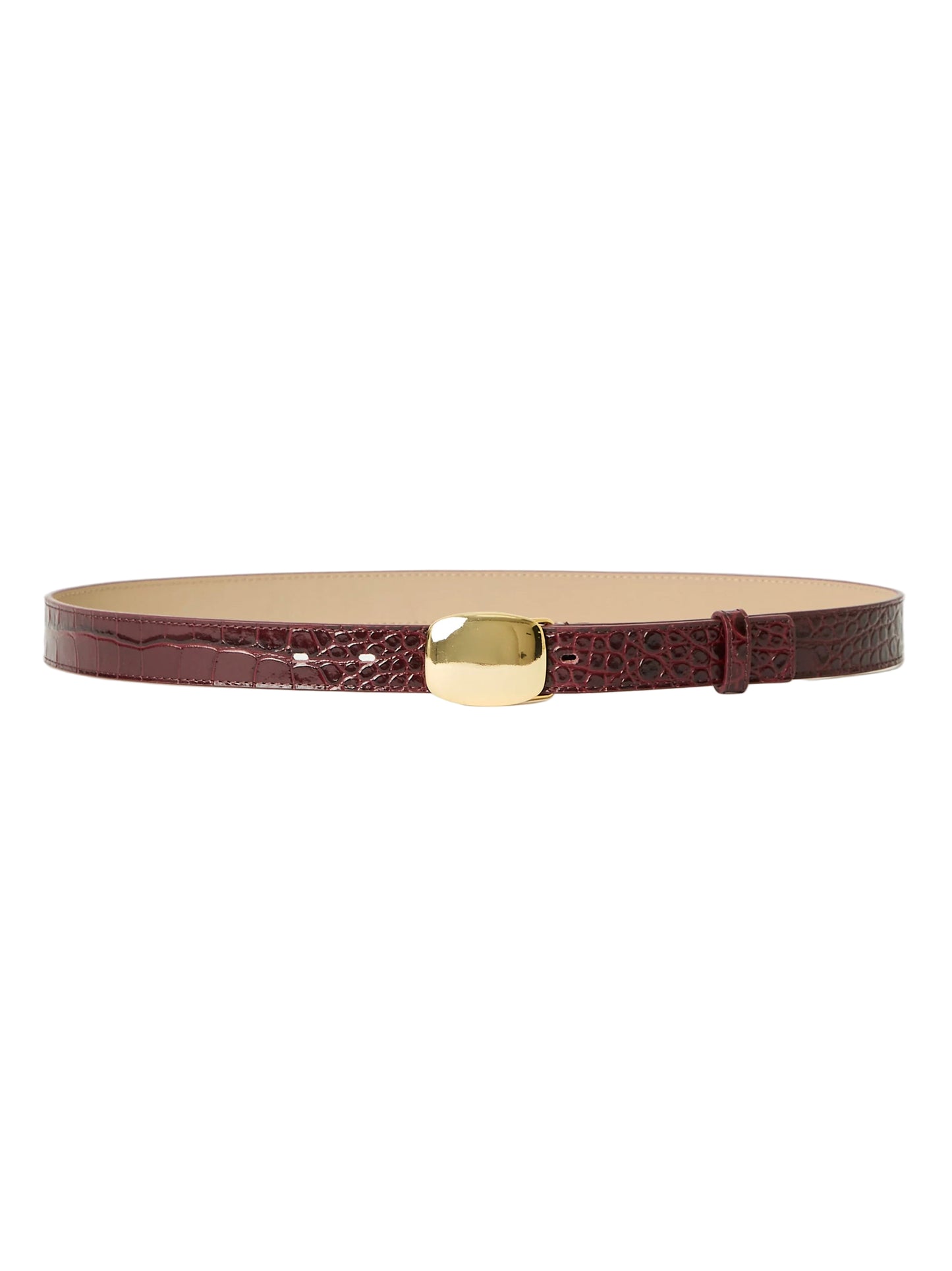 B-Low The Belt Jacob Croco in Merlot Gold