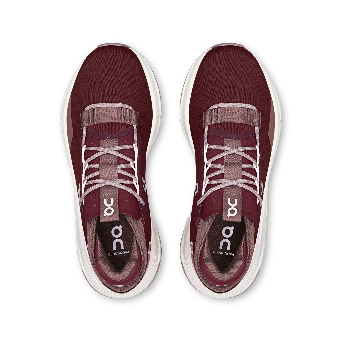 On Running Women's Cloudnova 2 in Maroon/Peony