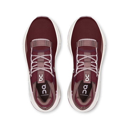 On Running Women's Cloudnova 2 in Maroon/Peony