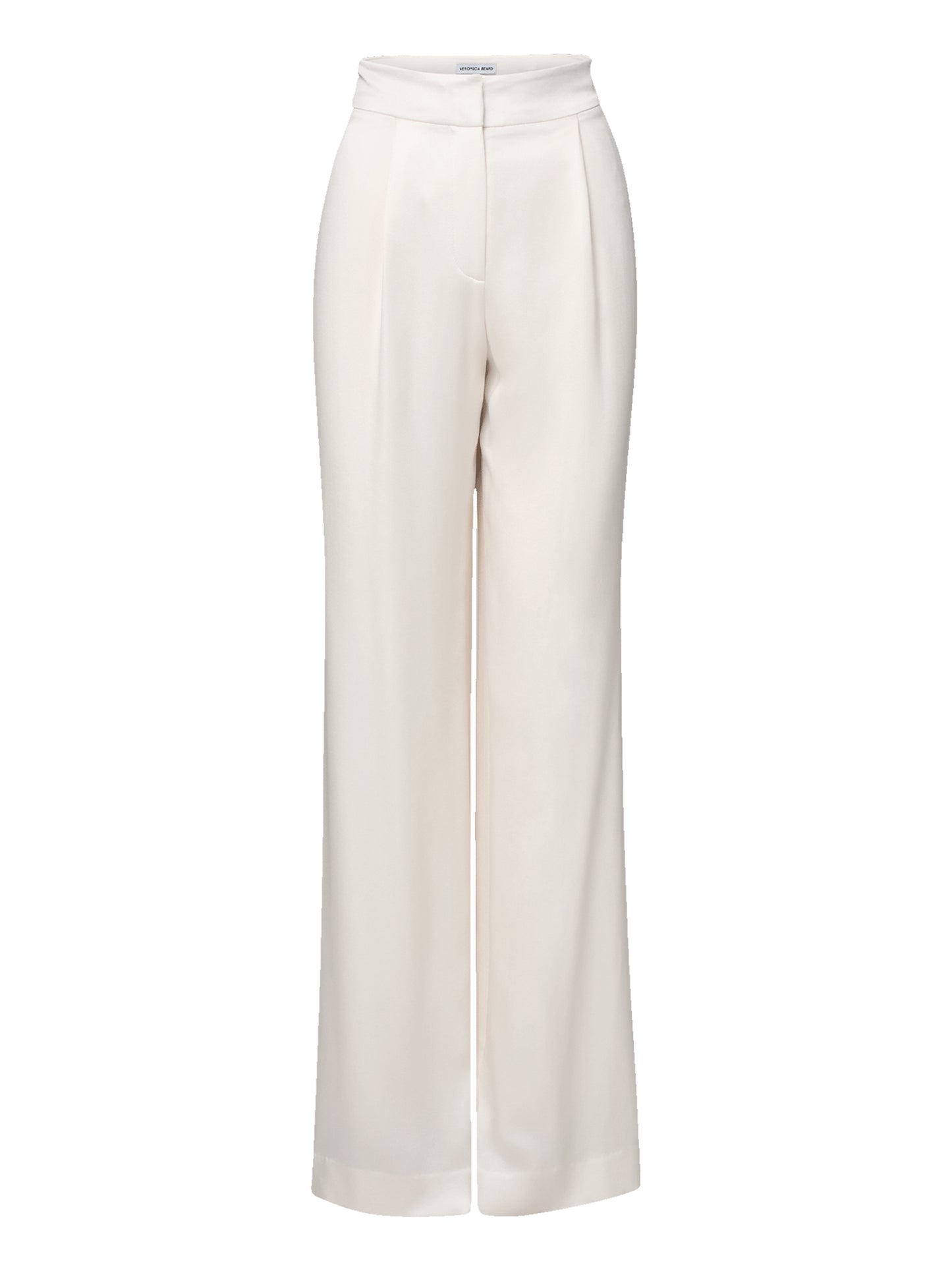 Veronica Beard Robinne Wide-Leg Pant in Dove
