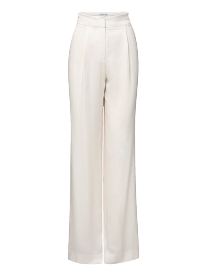 Veronica Beard Robinne Wide-Leg Pant in Dove