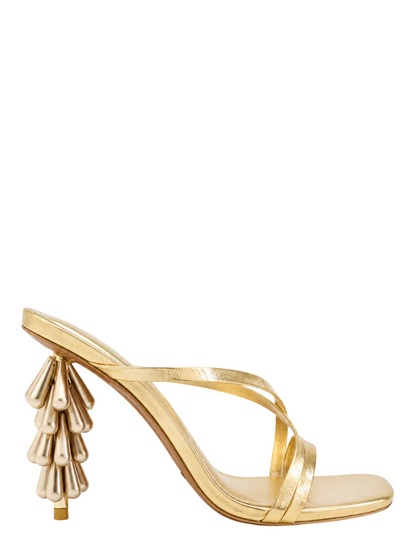 Cult Gaia Sage Sandal in Brass