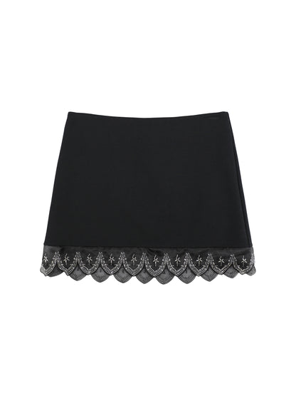 Staud Tiara Skirt in Black
