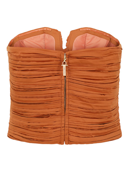 Cult Gaia Maria Top in Bourbon