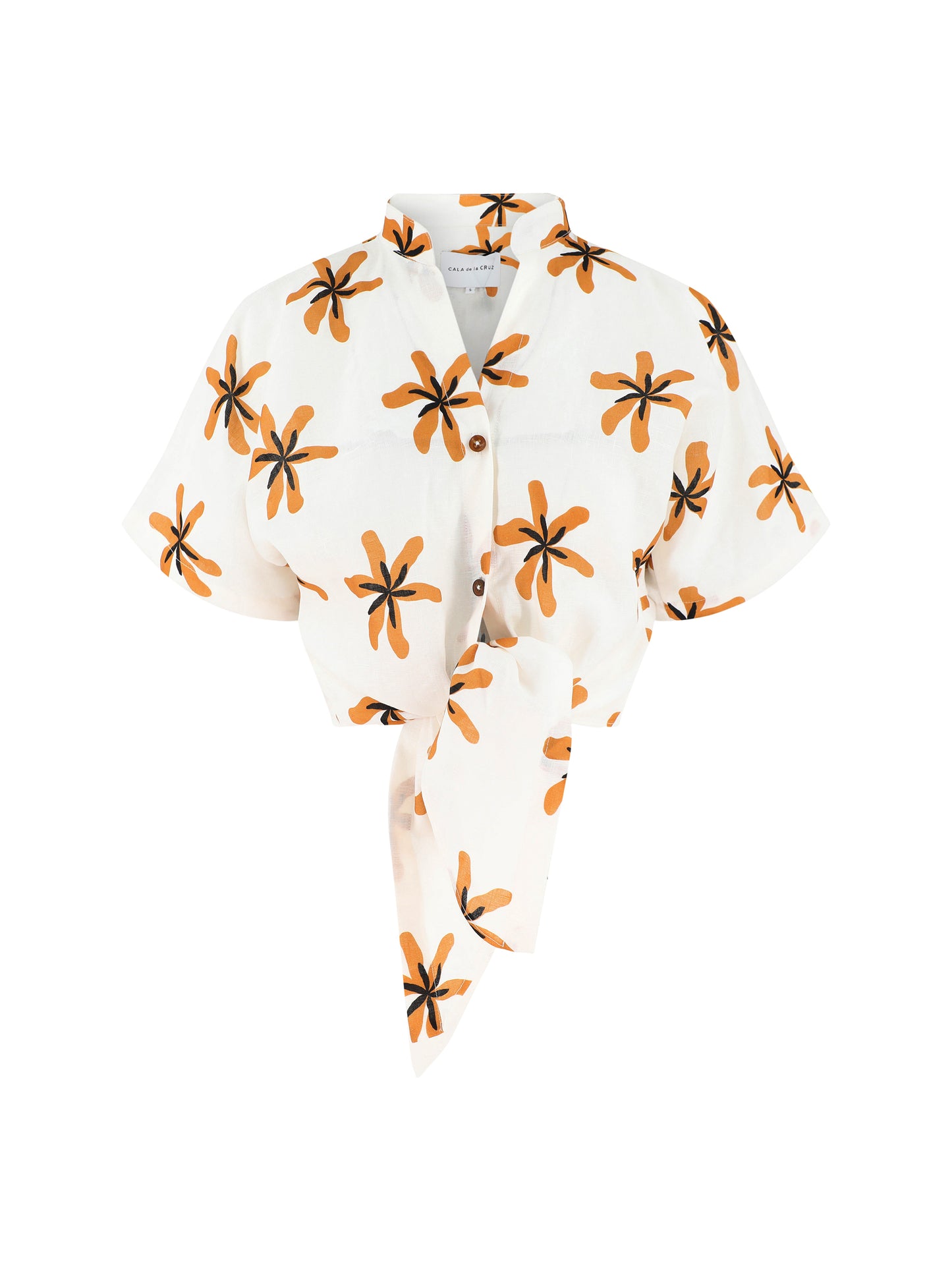 Cala de la Cruz Leroy Top in Cattleya Ivory
