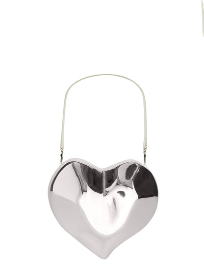 Simon Miller Molded Heart Bag in Silver