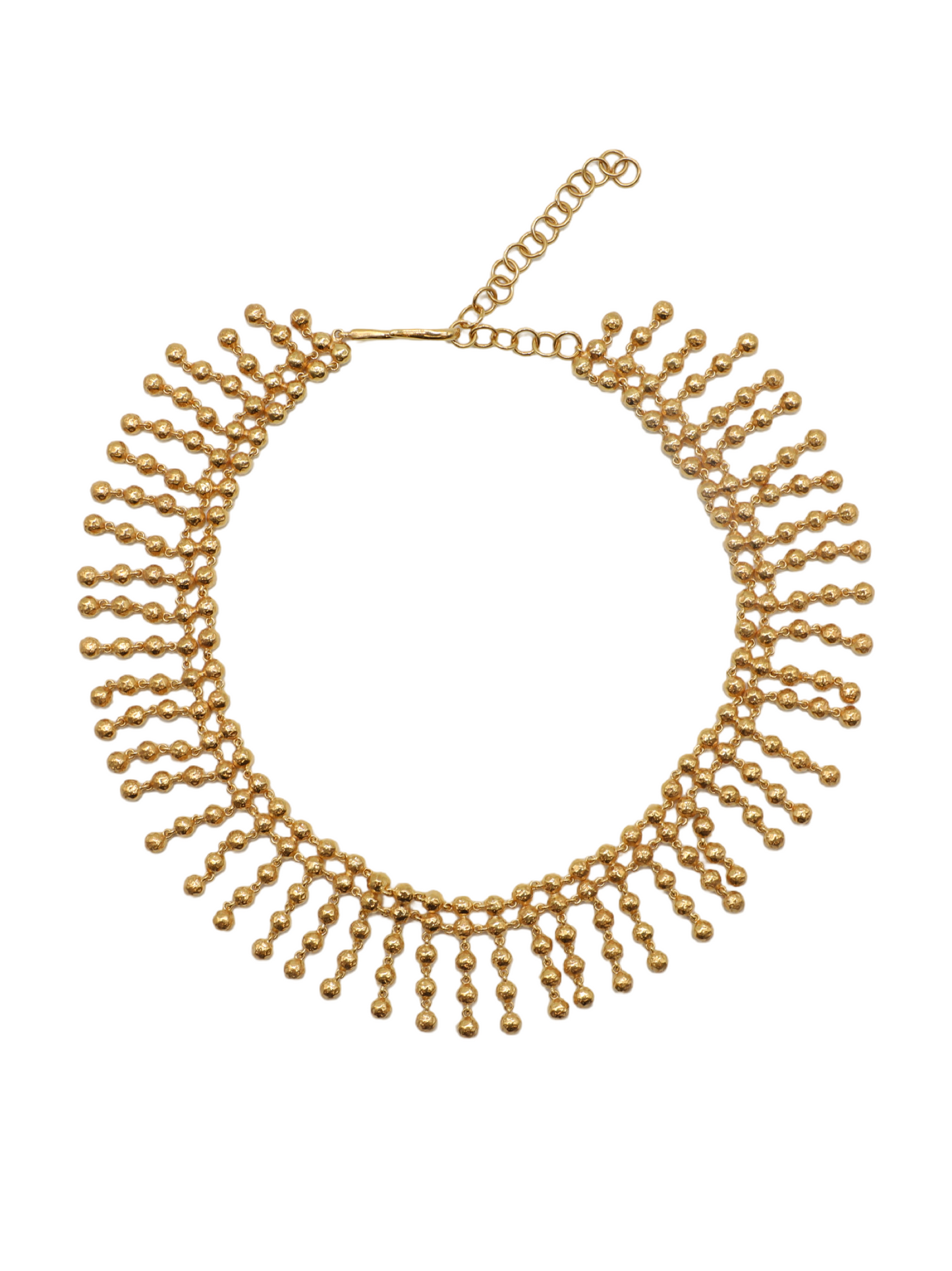 Joanna Constantine Statement Mesh Fringe Necklace