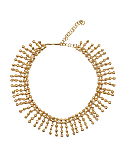 Joanna Constantine Statement Mesh Fringe Necklace