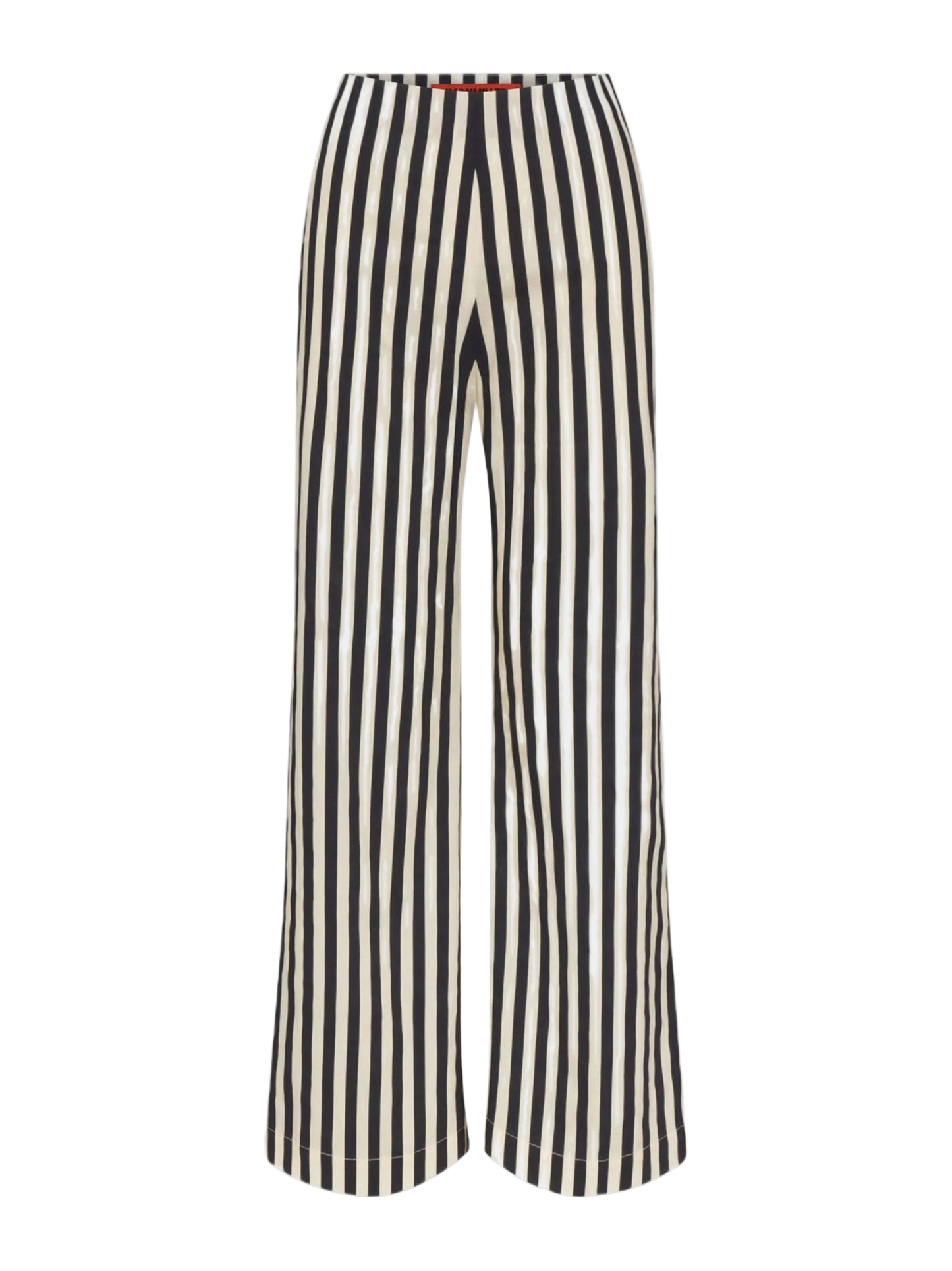 Simon Miller Pia Poplin Pant in Black/White Stripe