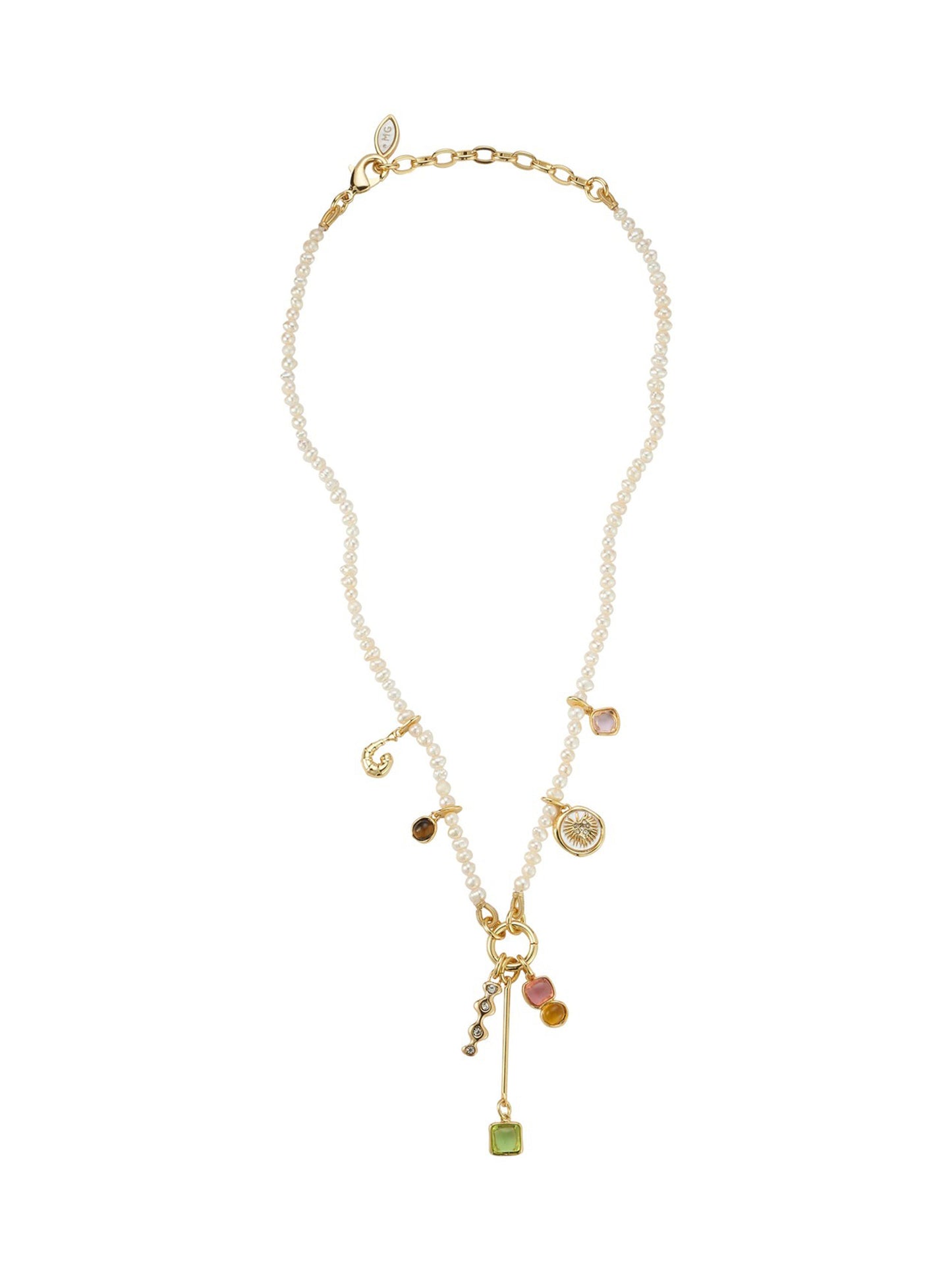 Mignonne Gavigan Amora Necklace in White Multi