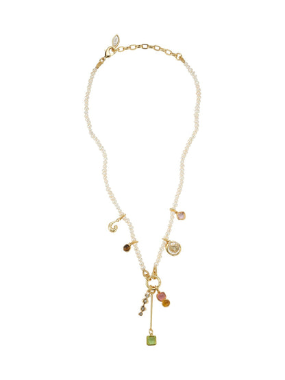 Mignonne Gavigan Amora Necklace in White Multi