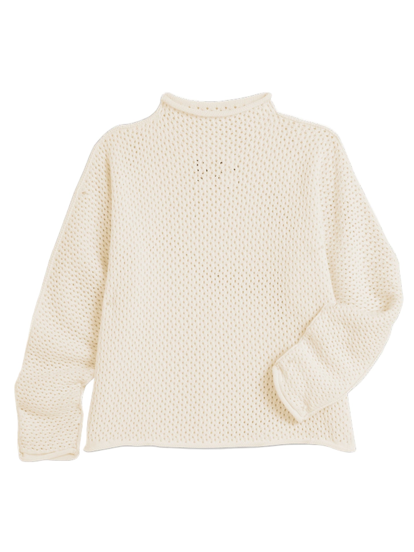 Frank & Eileen Monterey Pointelle Sweater in Ivory
