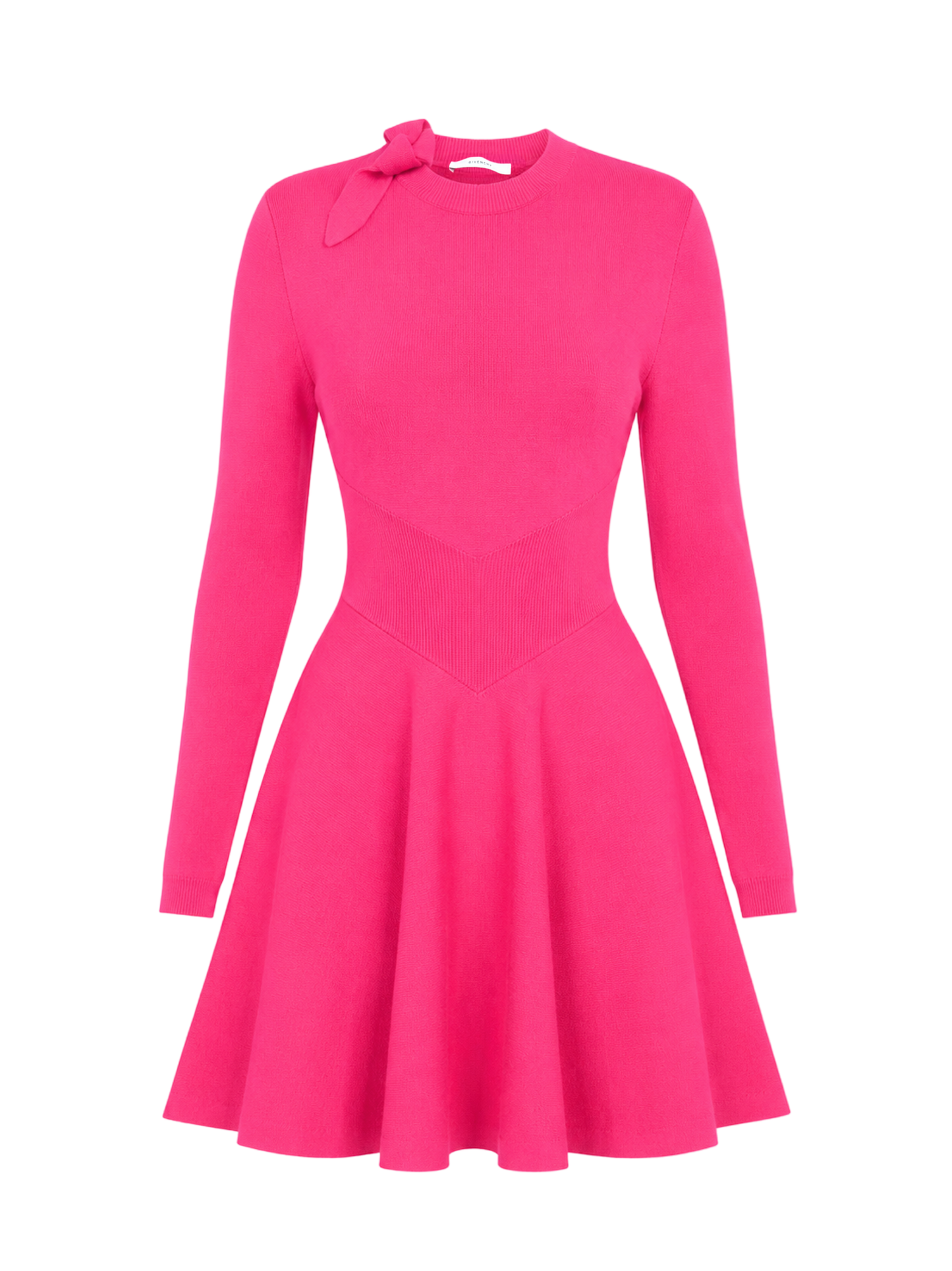 Givenchy Short Bow Dress in Fuchsia