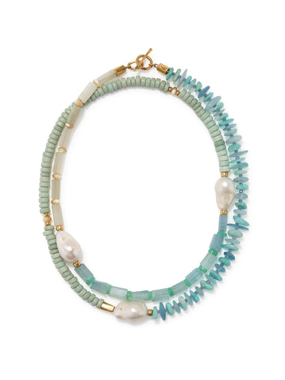 Lizzie Fortunato Cabana Necklace in Prickly Pear in Multi