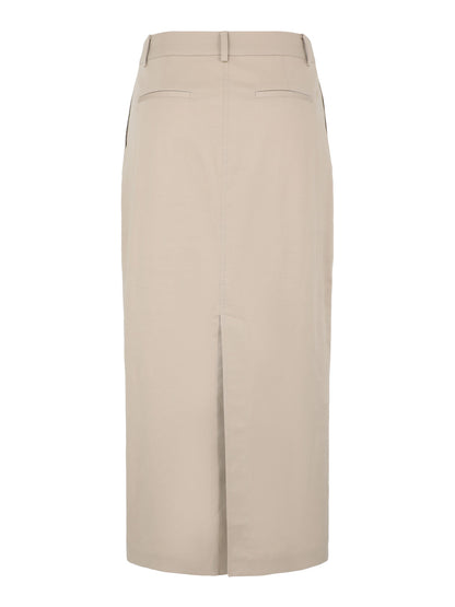 SEROYA Majed Maxi Skirt in Sand