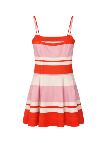 Simkhai Nellie Bustier Mini Dress in Tulip Stripe