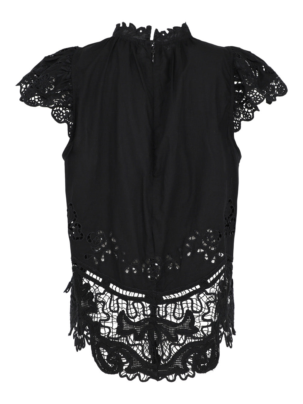 Sea Gianna lace Flutter Sleeve Top (More Colors)