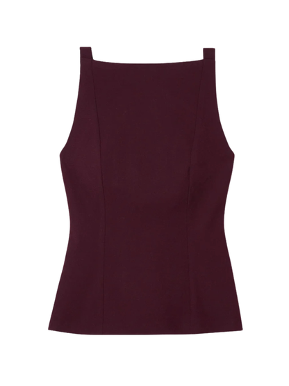 Smythe Sabrina Shell in Plum