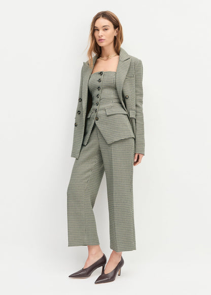 Favorite Daughter Phoebe Bustier in Cheshire Houndstooth